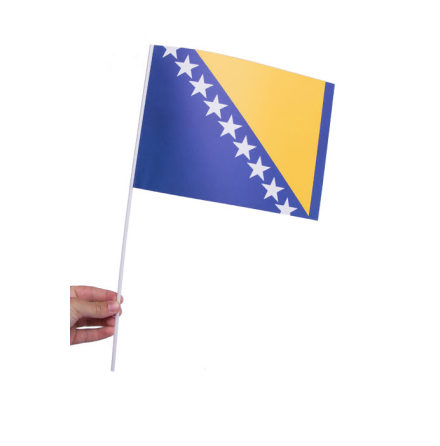 Pappersflagga, Bosnien Hercegovina 27x20 cm