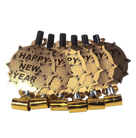 Blsormar, happy new year guld