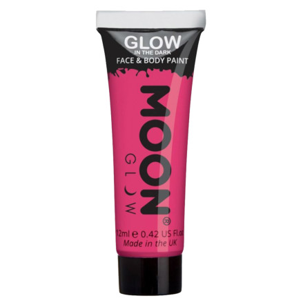 Glow in the dark i tub, rosa 12 ml