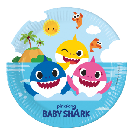 Tallrikar, Baby Shark 8 st