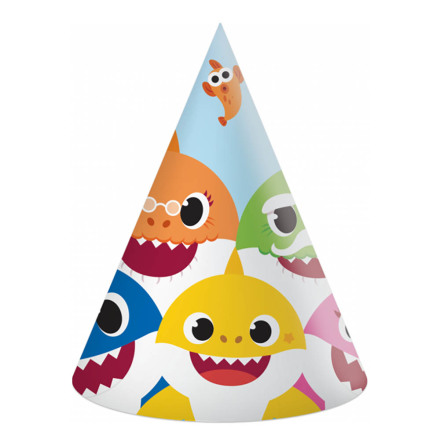 Partyhattar, Baby Shark 6 st