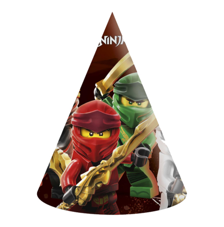 Partyhattar, Lego Ninjago 6 st