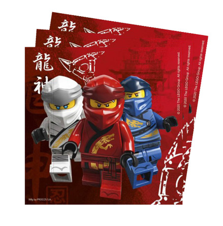 Servetter, Lego Ninjago 20 st