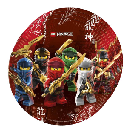 Tallrikar, Lego Ninjago 8 st