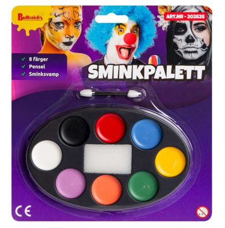 Sminkpalett, 8 frger