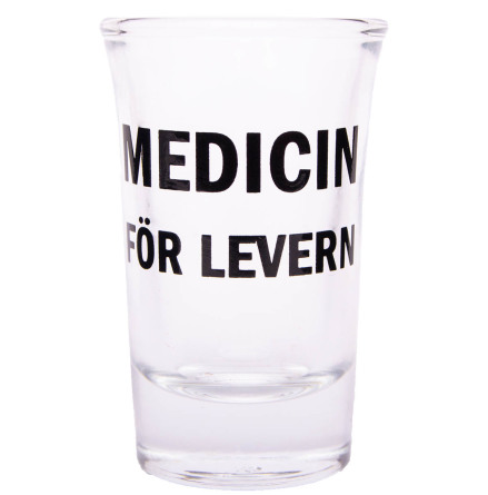 Snapsglas, Medicin fr levern