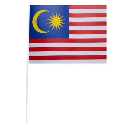 Pappersflagga, Malaysia 27x20 cm