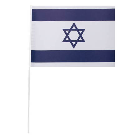 Pappersflagga, Israel 27x20 cm