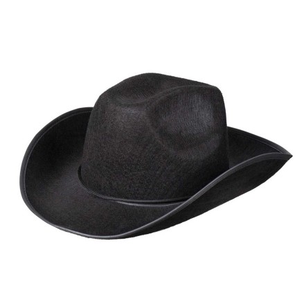 Cowboyhatt, rodeo svart