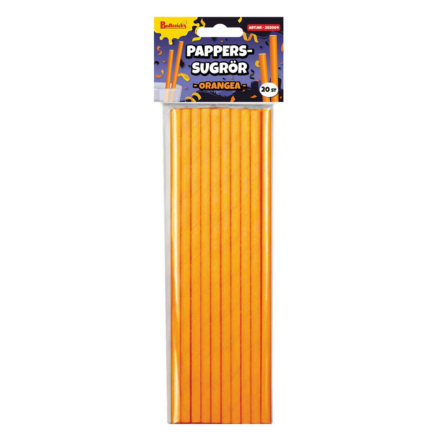 Papperssugrr, orange 20 st