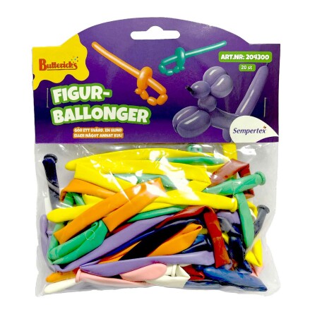 Figurballonger, 20 st