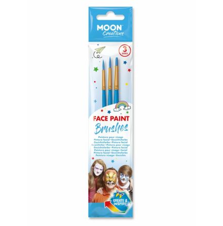 Moon Sminkpenslar, bl 3-pack