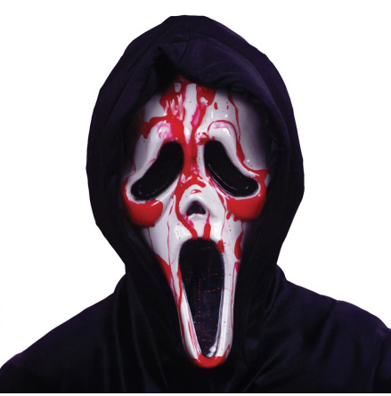 Scream mask, Ghostface Bleeding