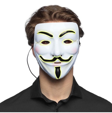 LED-mask, Anonymous