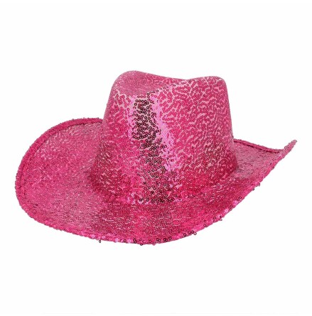 Cowboyhatt, hot pink