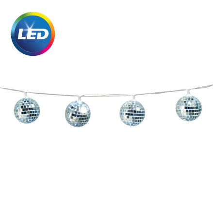 Girlang, LED discobollar 140 cm