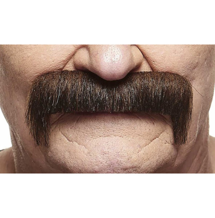 Mustasch, magnum brun/gr