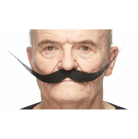 Mustasch, maestro svart