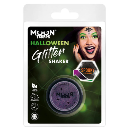 Moon terror glitter i burk, lila 3 g