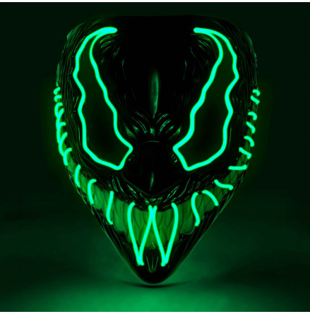 LED-mask, monster grn