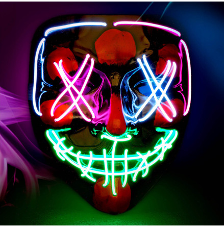 LED-mask, scary multi