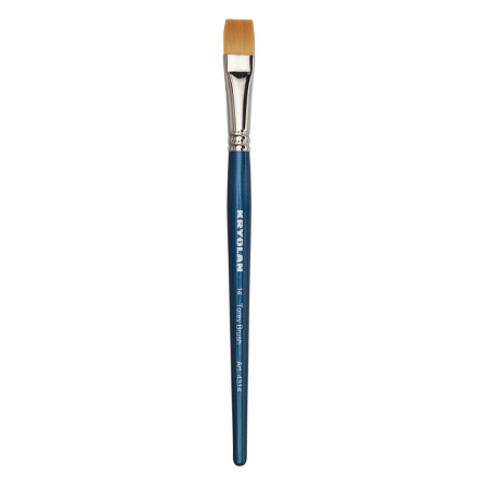 Sminkpensel, Kryolan Torey Flat Brush 14