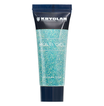 Kryolan multigel glitter, sea blue 10 ml