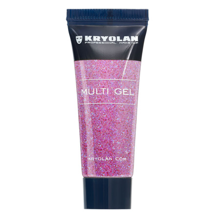 Kryolan multigel glitter, magenta 10 ml