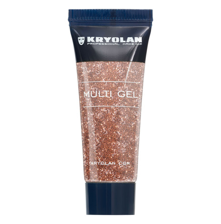 Kryolan multigel glitter, koppar 10 ml