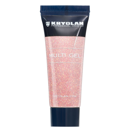 Kryolan multigel glitter, pastell rosa 10 ml