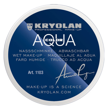 Kryolan Aquacolor, 070 vit 55 ml