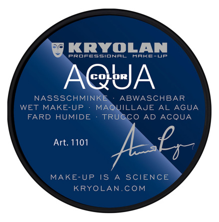 Kryolan Aquacolor, 071 svart 55 ml