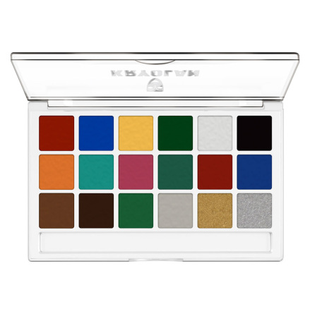 Kryolan BIC make-up color palette, bright 16 g