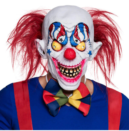 Latexmask, creepy clown