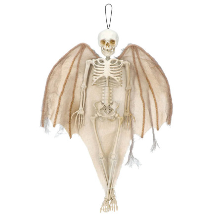 Prop, hngande skeleton angel 40 cm